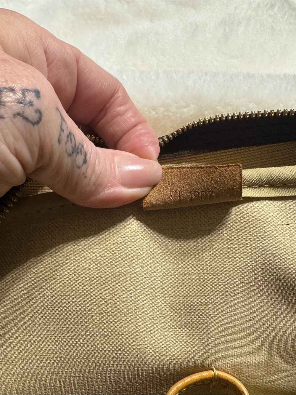 Louis Vuitton Interior Canvas with Vachetta Leather Trim Deauville
